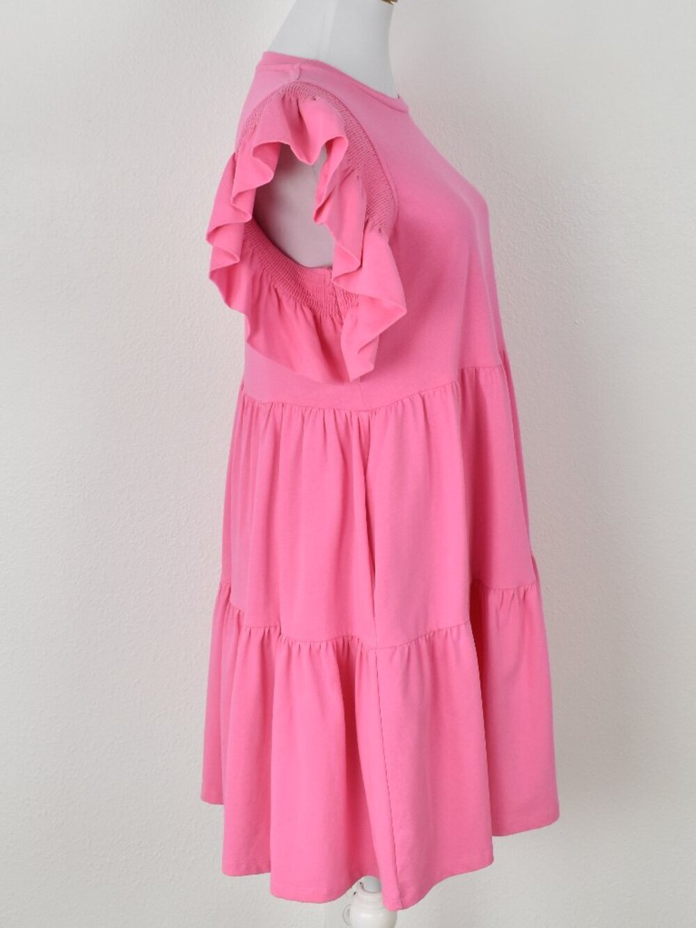 English Factory Knit Ruffled Mini Dress - S - Picture 7 of 9